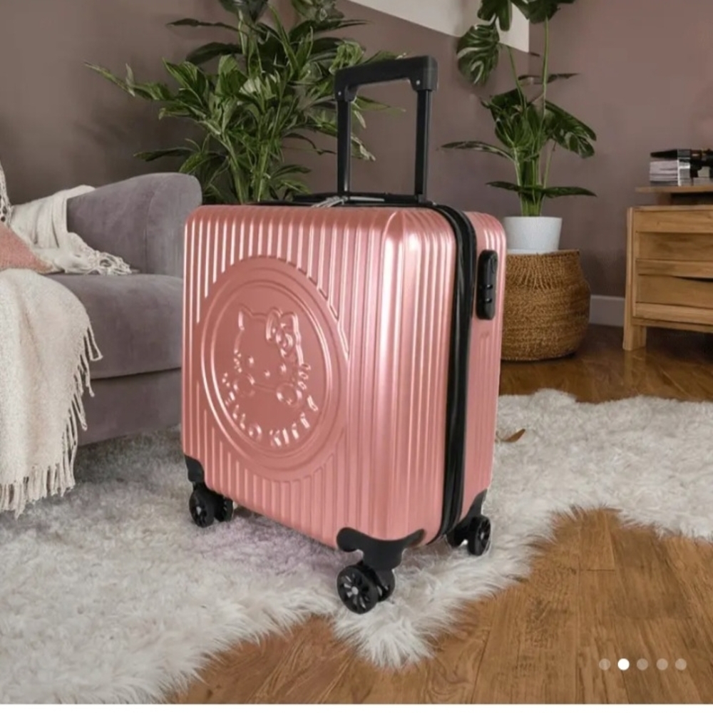 Hello Kitty Pink Rolling Suitcase